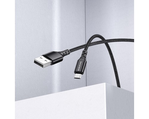 Дата кабель Borofone BX54 Ultra bright USB to MicroUSB (1m) (00000055378_1)