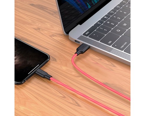 Дата кабель Hoco X21 Plus Silicone Lightning Cable (2m) (00000035213_3)