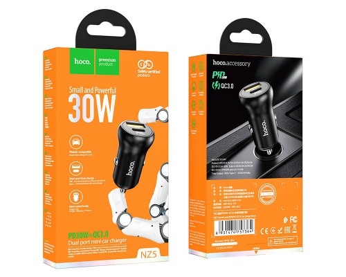 АЗУ Hoco NZ5 Smooth road PD30W + QC3.0 (00000055922_1)