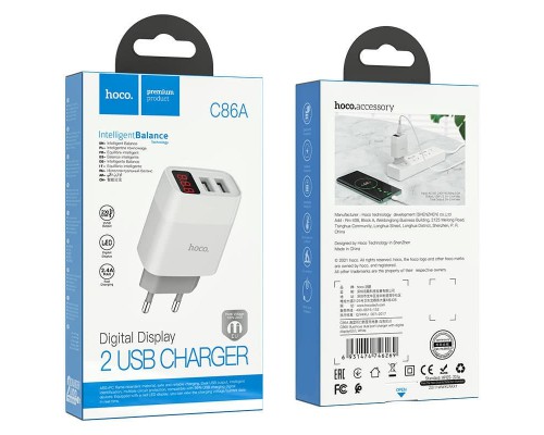 СЗУ HOCO C86A (2USB/2.4A) (00000053015_1)
