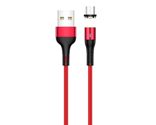 Дата кабель USAMS US-SJ338 U29 Magnetic USB to MicroUSB (2m) (00000049230_1)