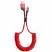 Дата кабель Baseus Fish Eye Spring Data Lightning Cable 2A (1m) (CALSR) (00000031840_2)