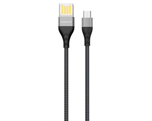 Дата кабель Borofone BU11 Tasteful USB to MicroUSB (1.2m) (00000057048_1)