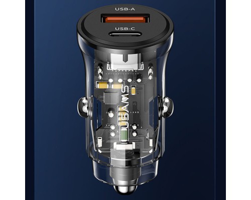 АЗУ Usams US-CC164 C32 30W 2 Ports A+C (00000062681_1)