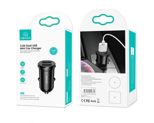 АЗУ USAMS US-CC114 C20  Dual USB Mini (00000039678_1)
