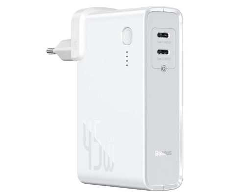 СЗУ + Power Bank 2in1 Baseus GaN QC (2 Type-C/ 45W) 10 000 mAh (PPNLD) (00000048653_2)