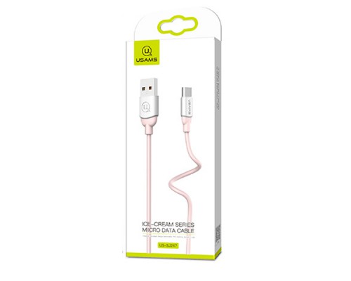Дата кабель USAMS US-SJ247 Ice-cream series USB to MicroUSB (1m) (00000031255_1)
