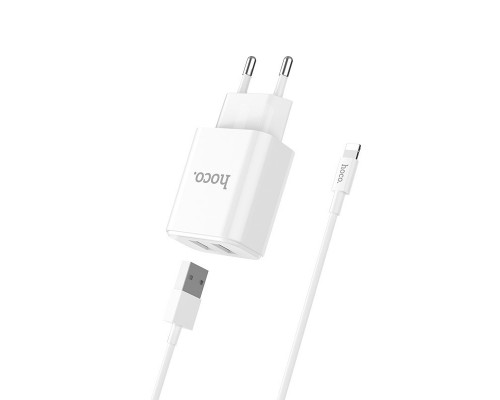 СЗУ Hoco C62A Victoria 2.1A 2USB + cable Lightning (00000033983_1)