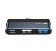 Переходник HUB Usams US-SJ490 Type-C Mini Hub (2USB port + Type-C) (00000049254_1)
