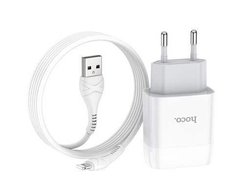 СЗУ HOCO C73A (2USB/2.4A) + lightning (00000036213_1)