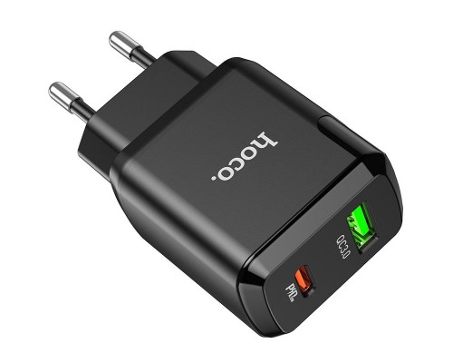 СЗУ Hoco N5 Favor 20W PD+QC3.0 (1USB/1Type-C/3A) (00000048311_1)