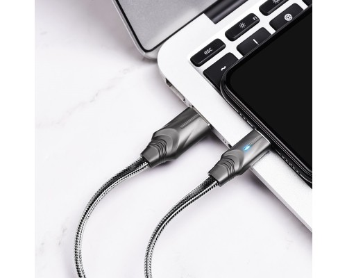 Дата кабель Borofone BU12 Synergy USB to Lightning (1.2m) (00000055364_1)