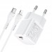 СЗУ HOCO N10 Starter single port PD 20W + Type-C to Lightning (00000056355_1)