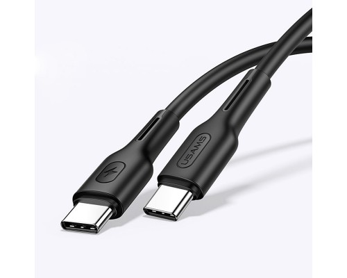 Дата кабель USAMS US-SJ459 U43 Type-C to Type-C 100W PD (1.2m) (00000040259_2)