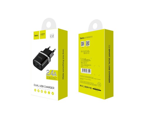 СЗУ Hoco C12 Dual USB Charger 2.4A (00000022974_2)