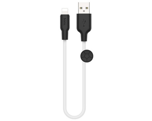 Дата кабель Hoco X21 Plus Silicone Lightning Cable (0.25m) (00000035242_1)