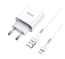 СЗУ HOCO C81A (1USB/2.1A) + MicroUSB (00000042359_1)