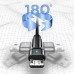 Дата кабель USAMS US-SJ478 U60 Rotatable USB to MicroUSB (1m) (00000042604_1)