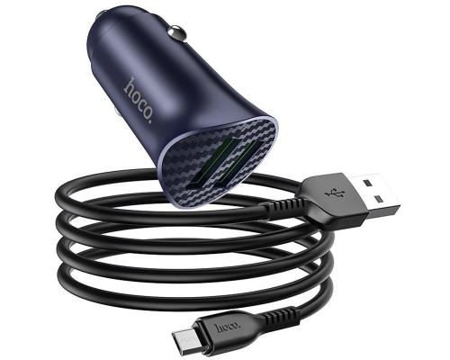 АЗУ Hoco Z39 QC3.0 (2USB) + MicroUSB (00000041719_1)