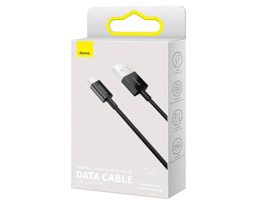 Дата кабель Baseus Superior Series Fast Charging MicroUSB Cable 2A (1m) (CAMYS) (00000056084_1)