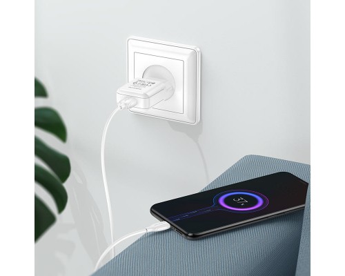 СЗУ Borofone BA64A Single port + MicroUSB (00000056919_1)