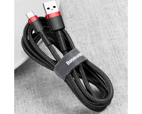 Дата кабель Baseus Cafule Type-C Cable 3A (1m) (CATKLF) (00000031871_3)