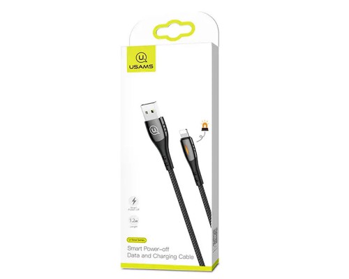 Дата кабель USAMS US-SJ344 Smart Power-off Lightning Cable U-Tone (1.2m) (00000051946_1)