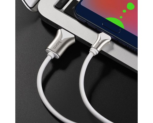 Дата кабель Hoco U67 Soft Silicone MicroUSB (1.2m) (00000035219_1)
