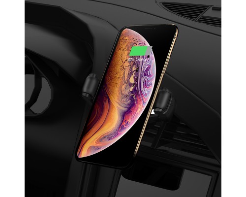 Автодержатель с БЗУ Wireless Charger Hoco S1 (00000031012_1)