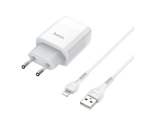 СЗУ HOCO C73A (2USB/2.4A) + lightning (00000036213_1)