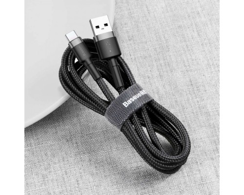 Дата кабель Baseus Cafule Type-C Cable 2A (3m) (CATKLF-U) (00000037737_2)