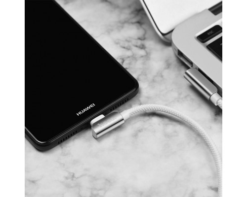 Дата кабель Hoco U42 Exquisite Steel Type-C cable (1.2m) (00000031078_2)