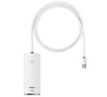 Переходник HUB Baseus Lite Series 4-Port Type-C HUB Adapter (Type-C to USB 3.0*4) 25cm (WKQX) (00000057579_1)