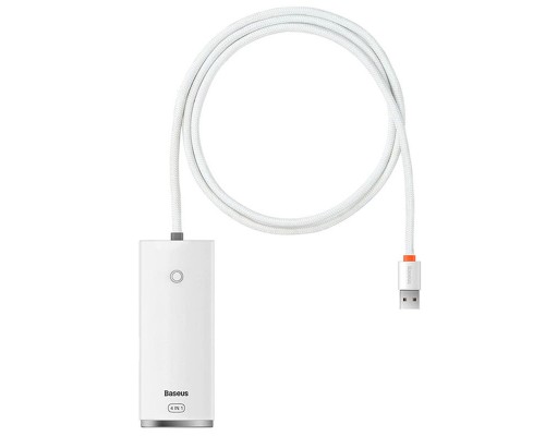 Переходник HUB Baseus Lite Series 4-Port Type-C HUB Adapter (Type-C to USB 3.0*4) 25cm (WKQX) (00000057579_1)