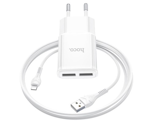 СЗУ HOCO C88A (2USB/2.4A) + Lightning (00000055839_1)