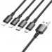 Дата кабель Borofone BX72 USB to 4in1 (Lightning/Lightning/MicroUSB/Type-C) (1m) (00000058302_1)