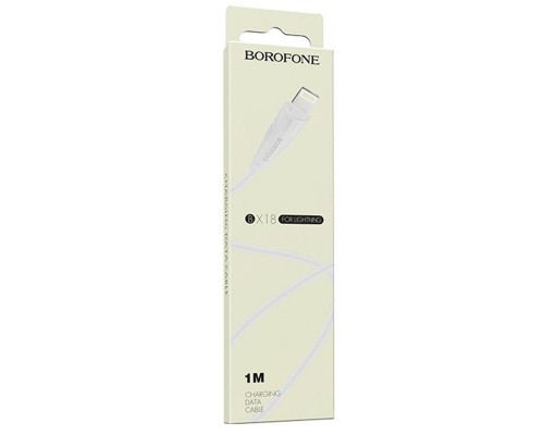 Дата кабель Borofone BX18 Optimal USB to Lightning (1m) (00000056884_1)
