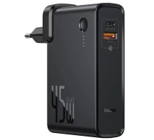 СЗУ + Power Bank 2in1 Baseus GaN QC (Type-C+USB/ 45W) 10 000 mAh (PPNLD) (00000050807_2)