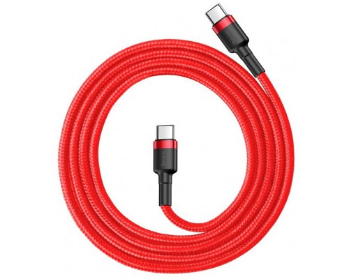 Дата кабель Baseus Cafule Type-C to Type-C Cable PD 2.0 60W (2m) (CATKLF-H) (00000031875_2)