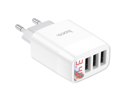 СЗУ Hoco C93A Ease charge 3-port digital display charger (00000055831_1)