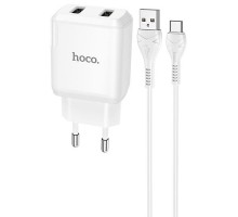 СЗУ HOCO N7 (2USB/2,1A) + USB - Type-C (00000049074_2)