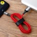 Дата кабель Baseus C-shaped (со световым индикатором) USB to Lightning 2.4A (1m) (CALCD) (00000027364_4)