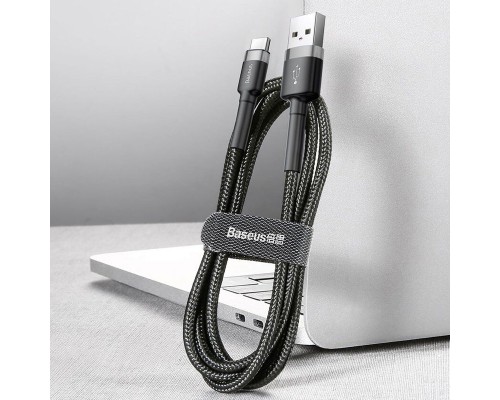 Дата кабель Baseus Cafule Type-C Cable 3A (1m) (CATKLF) (00000031871_1)
