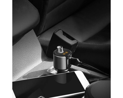 АЗУ Hoco E19 Bluetooth FM Launcher (2USB 2.4А) (00000028536_1)