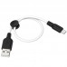 Дата кабель Hoco X21 Plus Silicone MicroUSB Cable (0.25m) (00000033968_1)