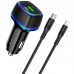 АЗУ Borofone BZ14A PD20W+QC3.0 (1Type-C/1USB/3A) + Type-C to Lightning (00000056341_1)
