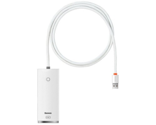 Переходник HUB Baseus Lite Series 4-Port USB-A HUB Adapter (USB-A to USB 3.0*4) 25cm (WKQX) (00000057578_2)