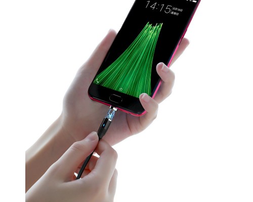 Дата кабель Hoco U76 "Fresh magnetic" MicroUSB (1.2m) (00000038167_1)