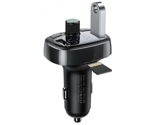 АЗУ Baseus Bluetooth FM Launcher 2.4A 2USB (00000031258_1)