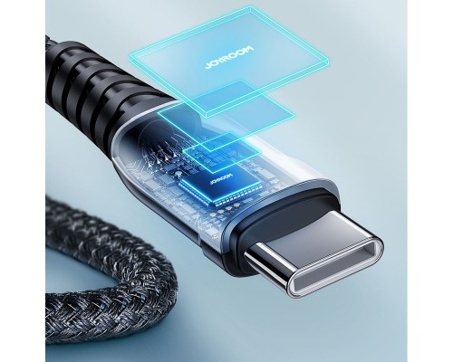Дата кабель Joyroom S-1230K1 Type-C to Type-C 60W (1.2m) (00000052051_2)
